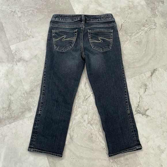 Silver Jeans Co. Aiko Capri Crop Jeans Classic‎ 26 - Picture 1 of 6